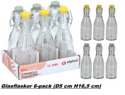 Glasflaskor 6-pack 