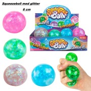 Squeezeboll GLITTER