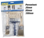 Penselset 3-pack 