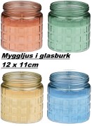 Myggljus i glasburk