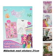 Målarbok med stickers 