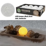 LED-boll 8cm 