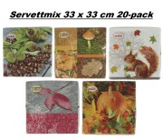 Servettmix Höst