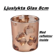 Ljuslykta Löv 8cm 