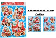 Fönsterdekal Tomtar 