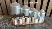 Adventsljus Silver
