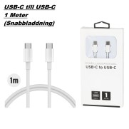 Laddsladd USB-C till C 1M. 