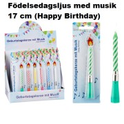 Födelsedagsljus m. musik 