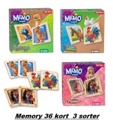 Memory 36 kort 