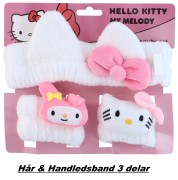 Hår & Handledsband Hello Kitty