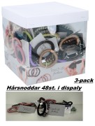 Hårsnoddar i display