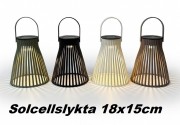 Solcellslykta, konisk