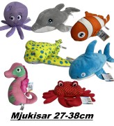 Mjukis Hav 27-38cm sort.