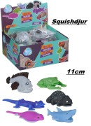 Squishdjur 11cm sort.