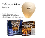  Svävande lyktor STORA (2-pack) vita