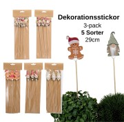 Dekorationsstickor 3-pack
