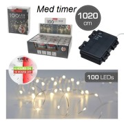  LED-slinga 102cm m. timer