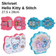 Skrivset Hello Kitty & Stitch