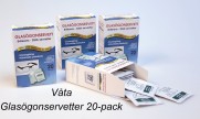 Glasögonservetter 20-pack