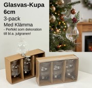 Glasvas-Kupa 3-pack