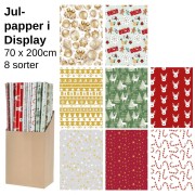 Julpapper i Display