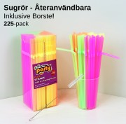 Sugrör med Borste