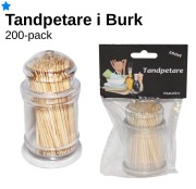 Tandpetare i Burk