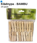 Klädnypor BAMBU