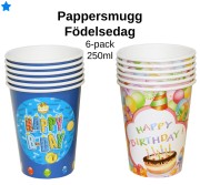 Pappmugg - Födelsedag