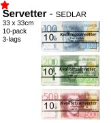 Servetter SEDLAR