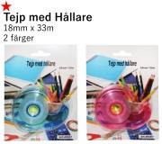 Tejp med Hållare