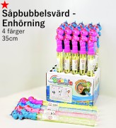 Såpbubbelsvärd - Enhörning